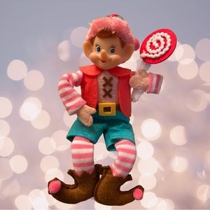 Lollipop CHRISTMAS Shelf Elf. Pose-able “Shelf Elf”